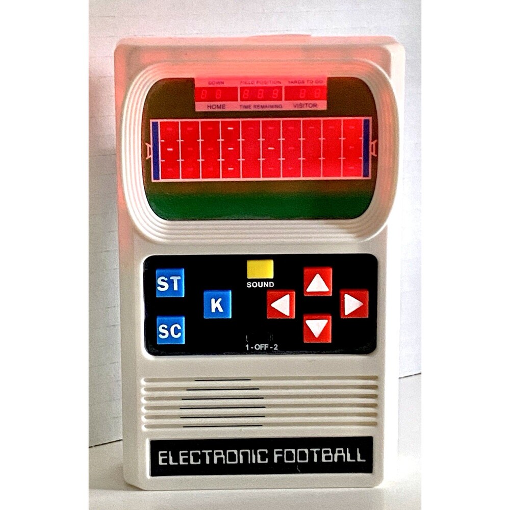 Vintage Mattel Electronic Classic Football Handheld Video Game WORKS!